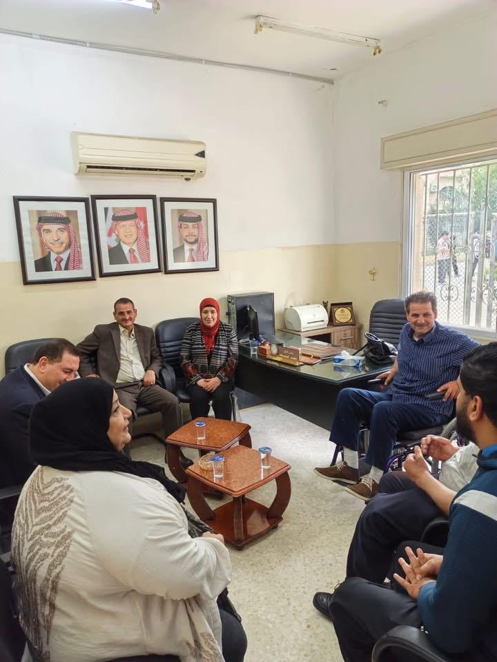 الأمين العام لحزب نماء يلتقي نخبة من ذوي الهمم في نادي الوفاء الرياضي